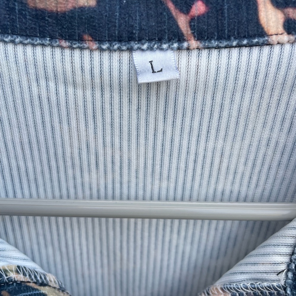 Leopard Print Button-Up Shirt - image 4